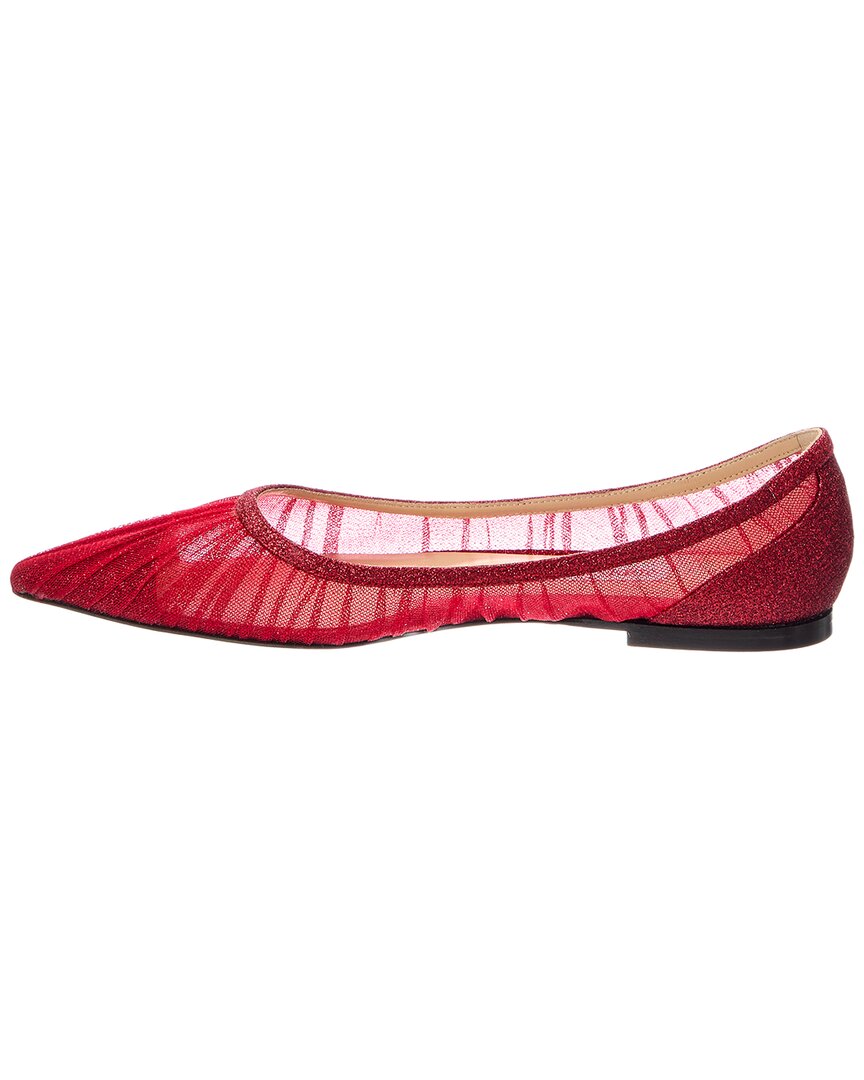 Jimmy Choo Jimmy Choo Love Glitter & Tulle Flat