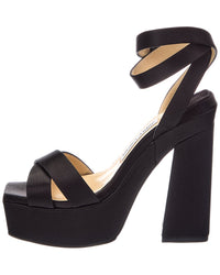Jimmy Choo Gaia 140 Satin Platform Sandal