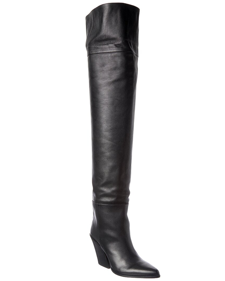 Jimmy Choo Jimmy Choo Maceo 85 Leather Over-The-Knee Boot