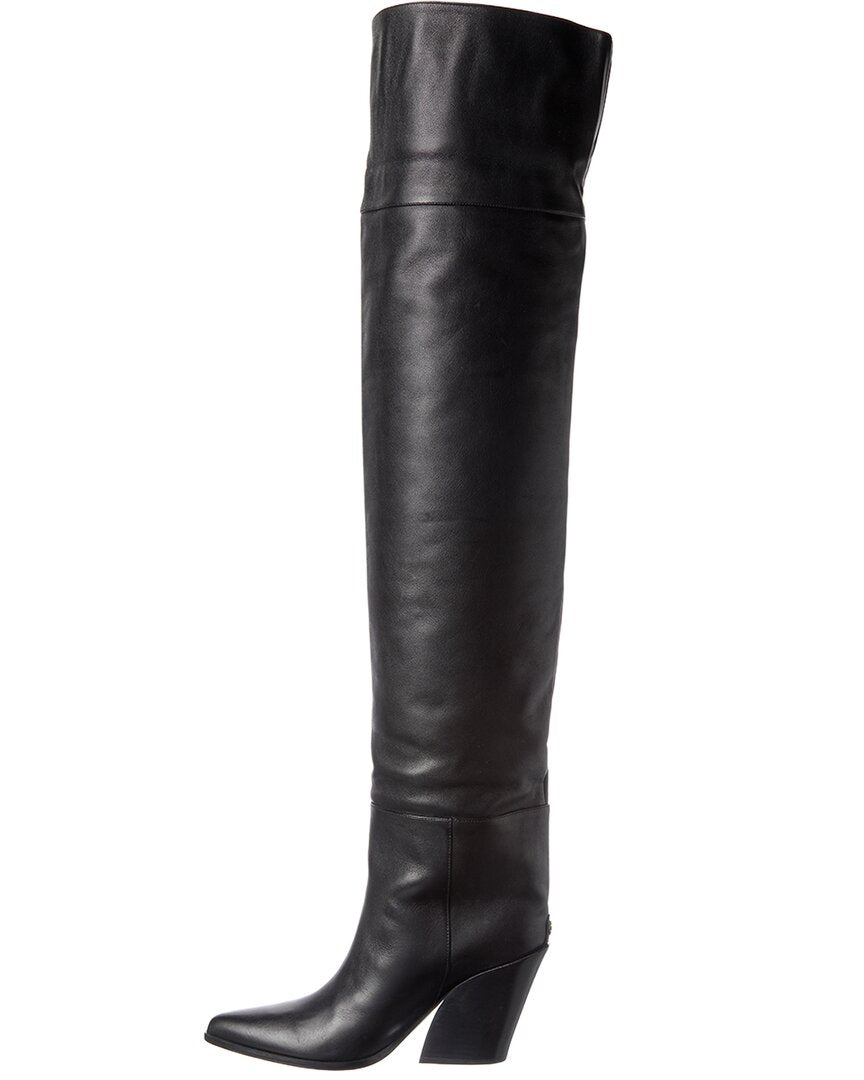 Jimmy Choo Jimmy Choo Maceo 85 Leather Over-The-Knee Boot