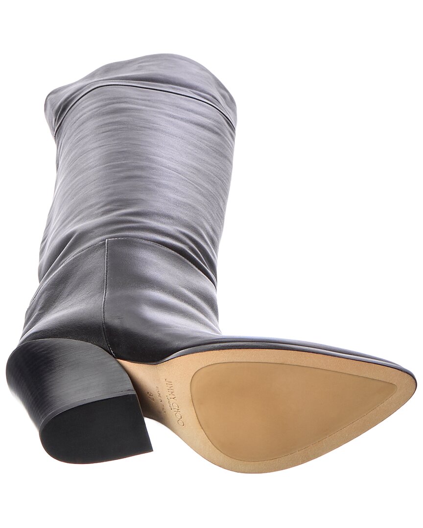 Jimmy Choo Jimmy Choo Maceo 85 Leather Over-The-Knee Boot