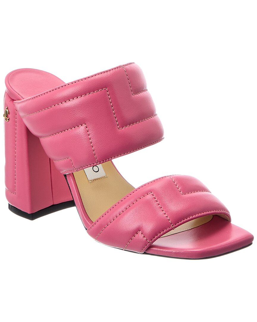 Jimmy Choo Themis 100 Leather Sandal