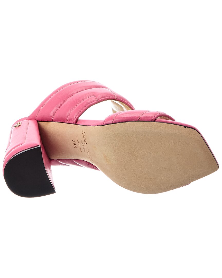 Jimmy Choo Themis 100 Leather Sandal