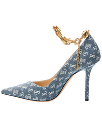 Jimmy Choo Diamond Talura 100 Denim Pump