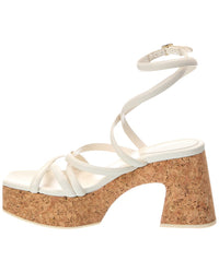 Jimmy Choo Cecelia 95 Leather Platform Sandal