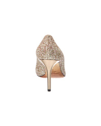 Jimmy Choo Agnes Glitter & Leather Pump