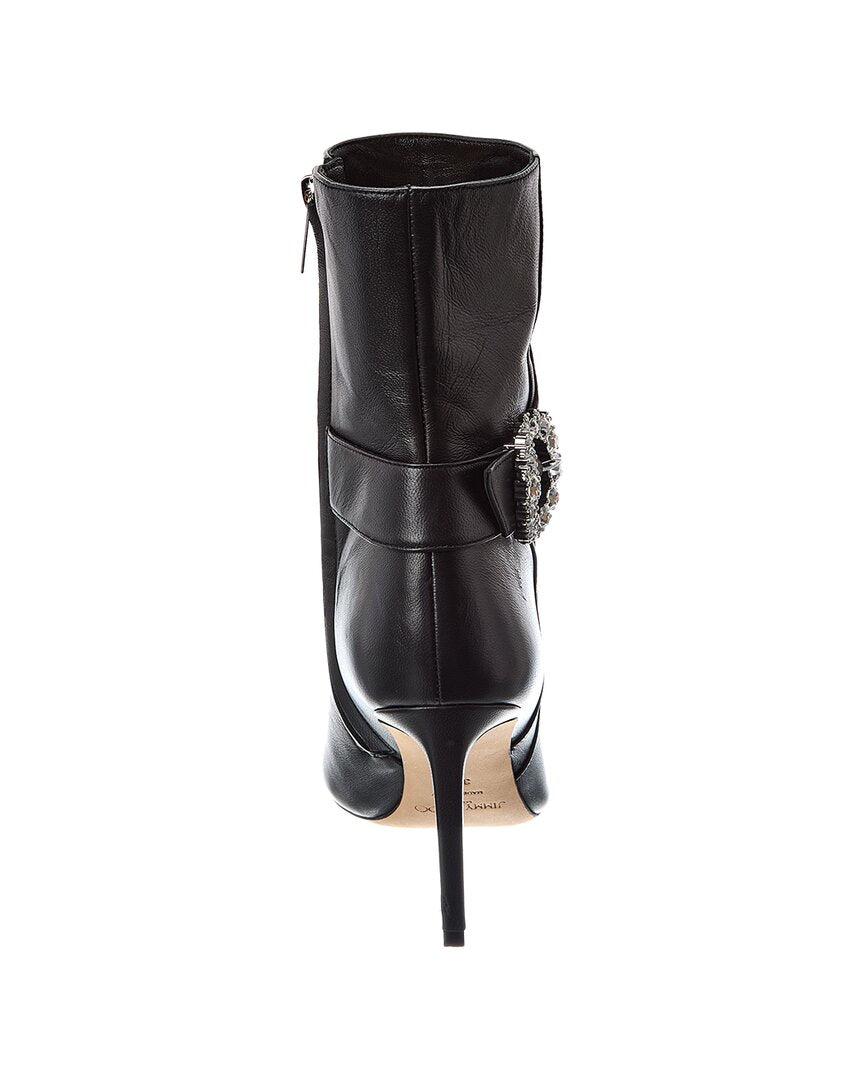 Jimmy Choo Cheri 85 Leather Boot
