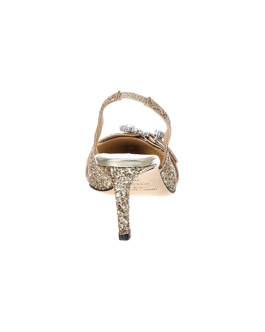 Jimmy Choo Cheri 65 Glitter Slingback Pump