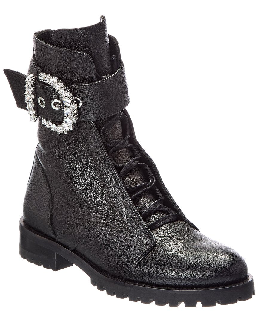 Jimmy Choo Jimmy Choo Cheri Leather Combat Boot