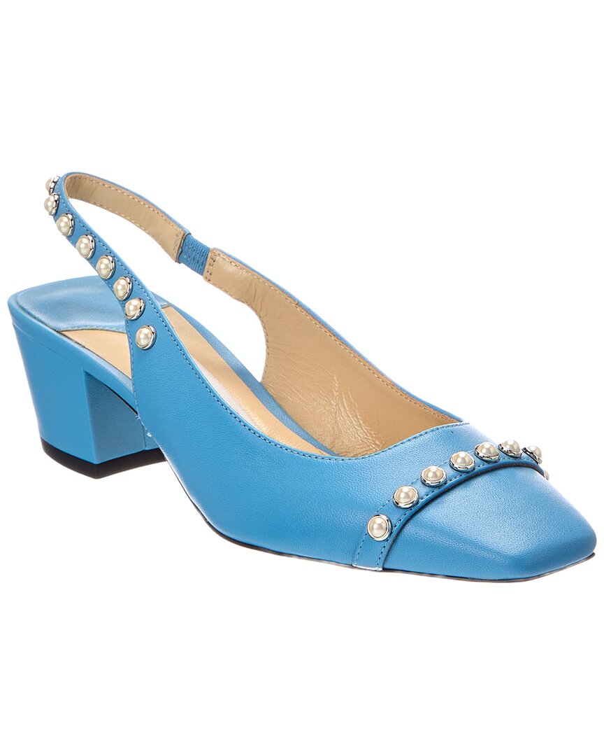 Jimmy Choo Hya 45 Leather Slingback Pump