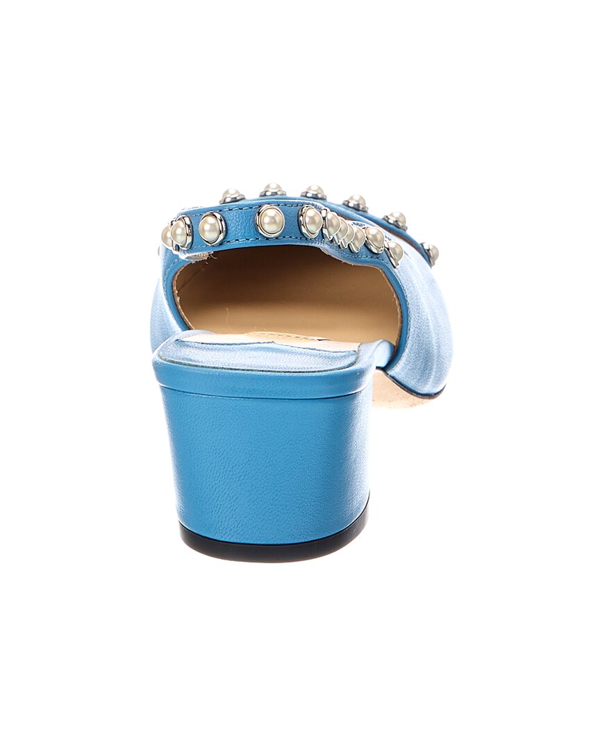 Jimmy Choo Hya 45 Leather Slingback Pump