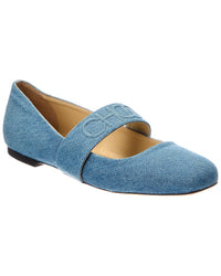 Jimmy Choo Ellerby Denim Flat