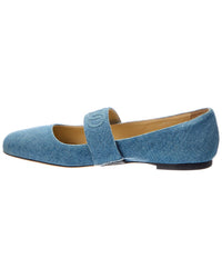 Jimmy Choo Ellerby Denim Flat