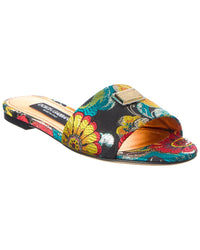 Dolce & Gabbana Dolce & Gabbana Dg Canvas Sandal
