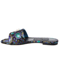 Dolce & Gabbana Dg Jacquard Canvas Flat