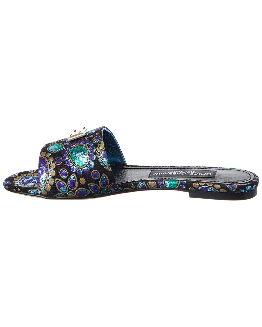 Dolce & Gabbana Dg Jacquard Canvas Flat
