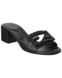 Fendi Baguette Leather Sandal