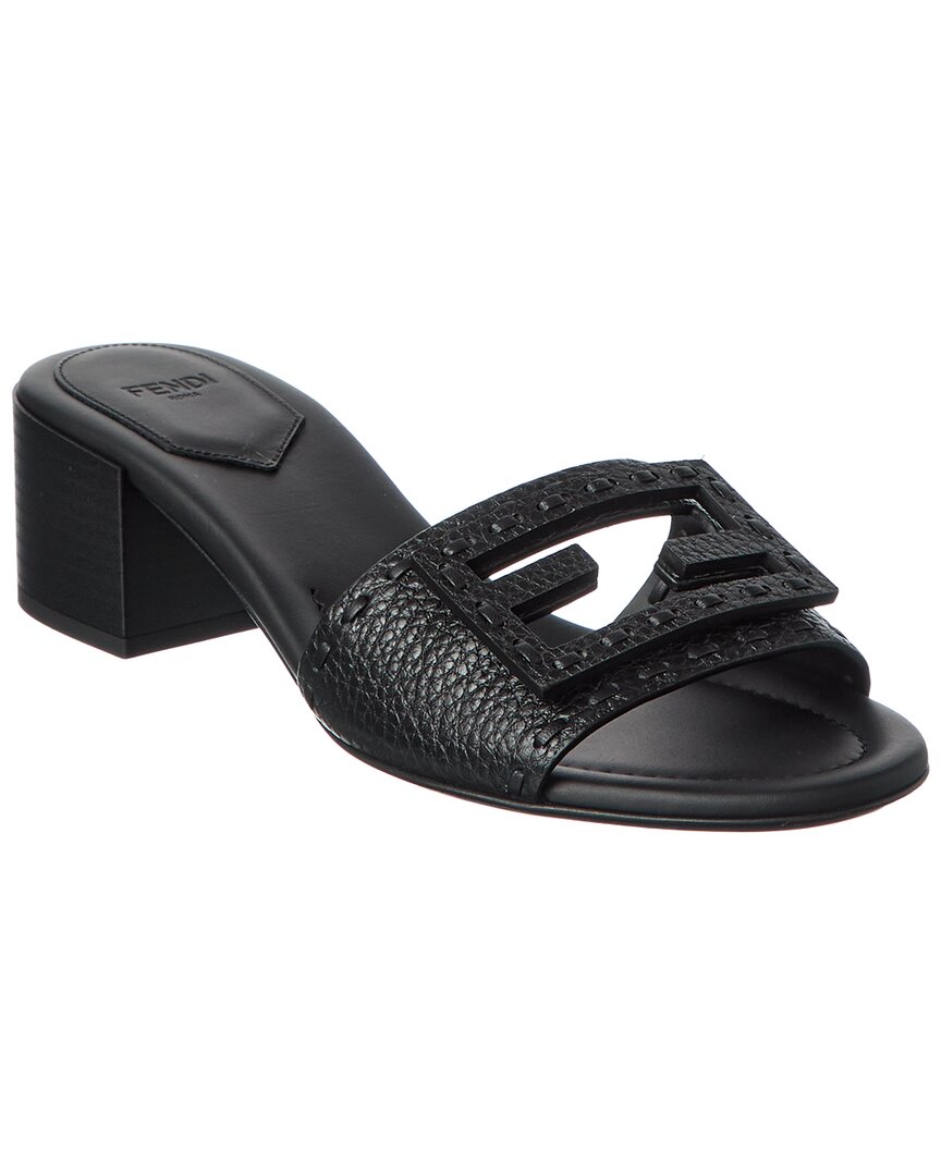 Fendi Baguette Leather Sandal
