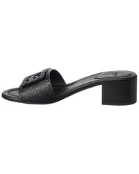 Fendi Baguette Leather Sandal