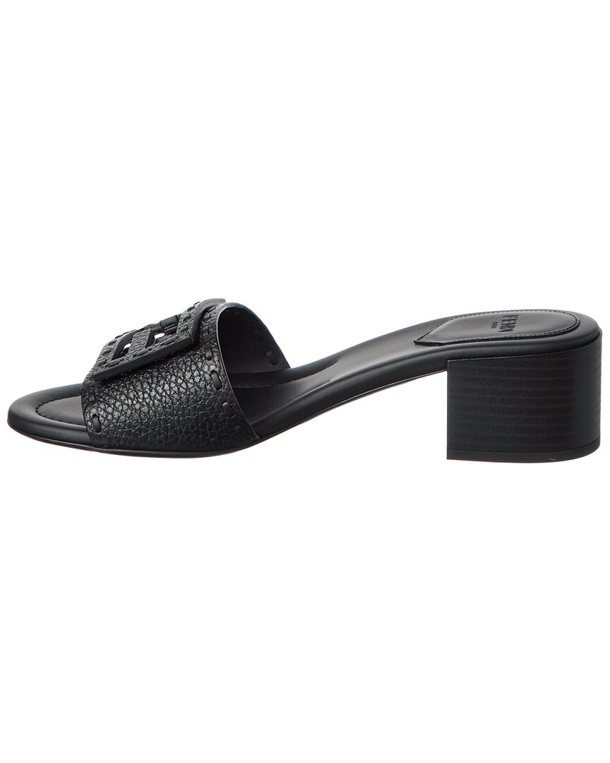 Fendi Baguette Leather Sandal