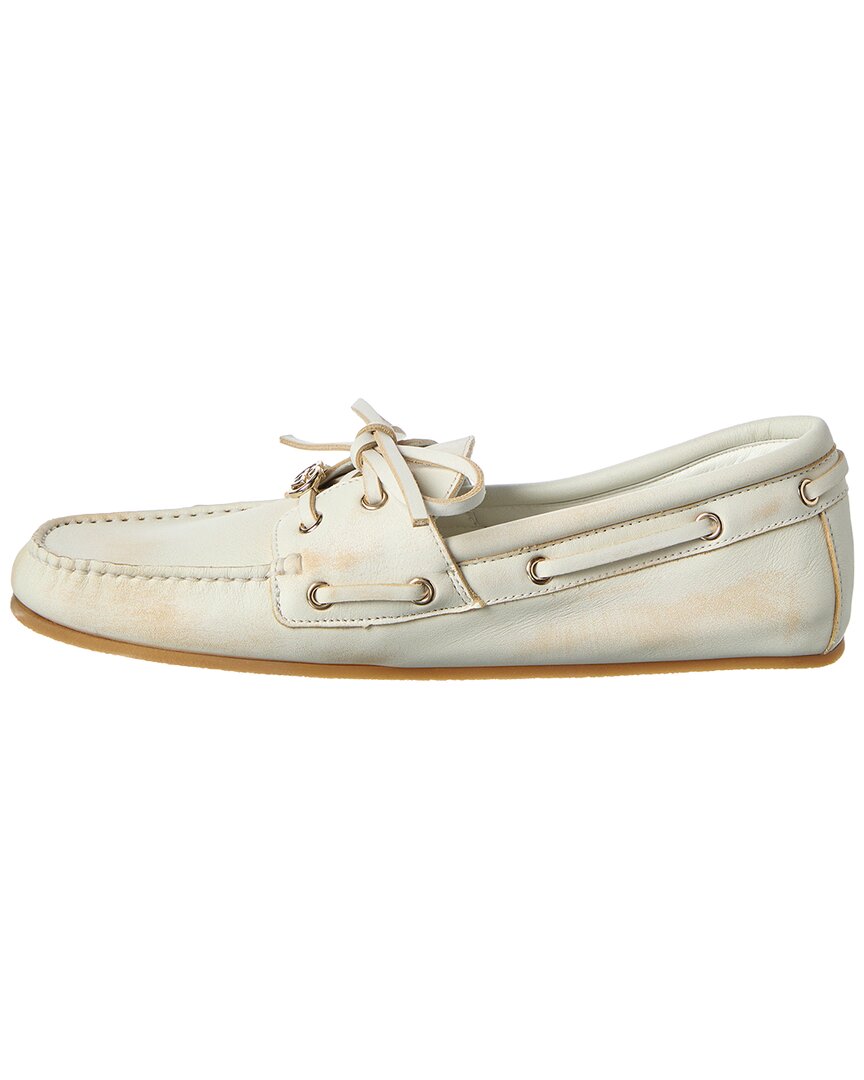 Gucci Gg Logo Leather Loafer