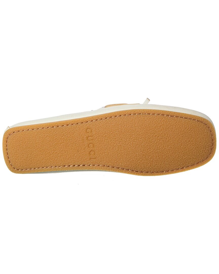 Gucci Gg Logo Leather Loafer