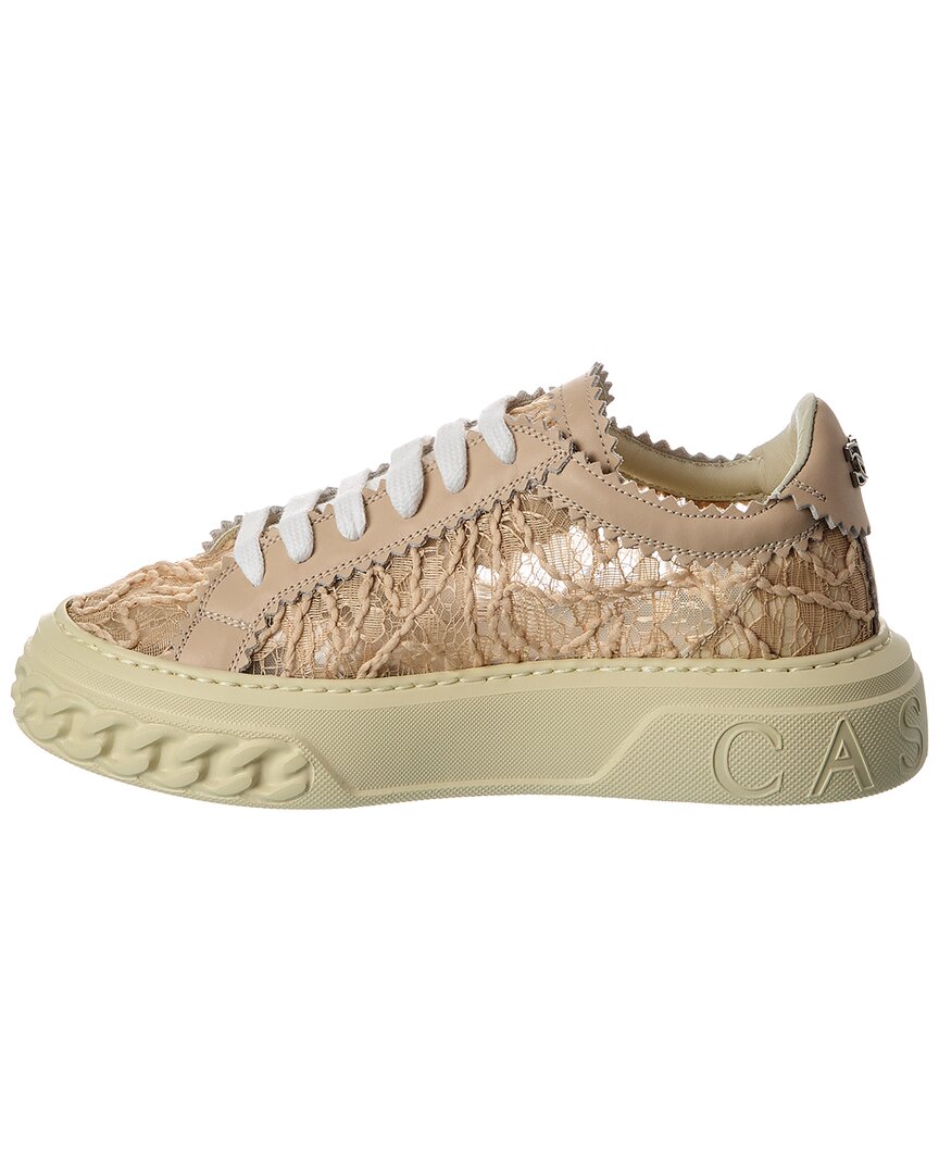 Casadei Casadei Off Road Chantilly Leather Sneaker