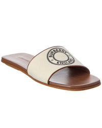 Burberry Burberry Canvas & Leather Sandal