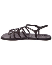 Loewe Petal Anagram Leather Sandal