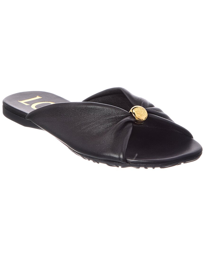 Loewe Loewe Pebble Soft Leather Slide