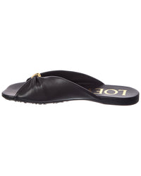 Loewe Loewe Pebble Soft Leather Slide