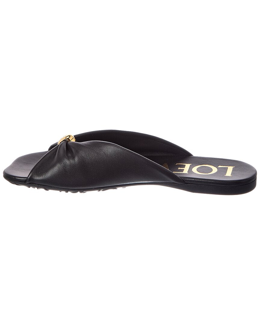 Loewe Loewe Pebble Soft Leather Slide