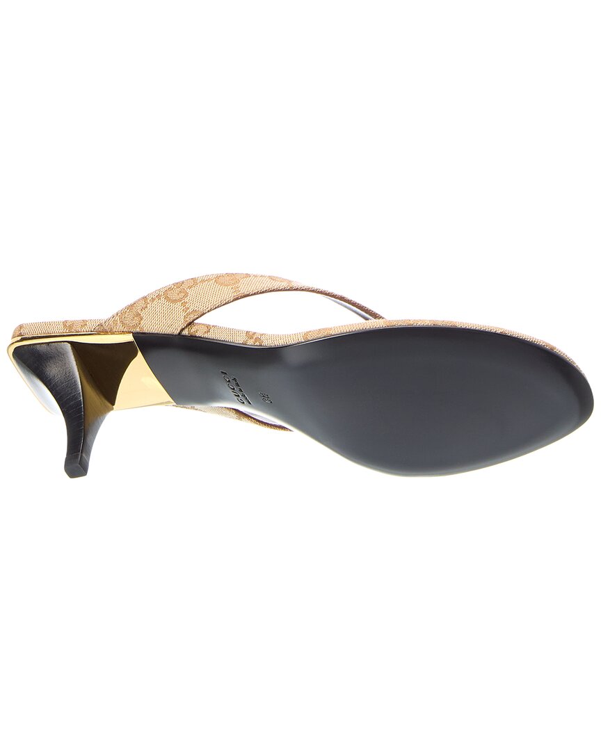 Gucci Gucci Vittoria Gg Canvas Sandal