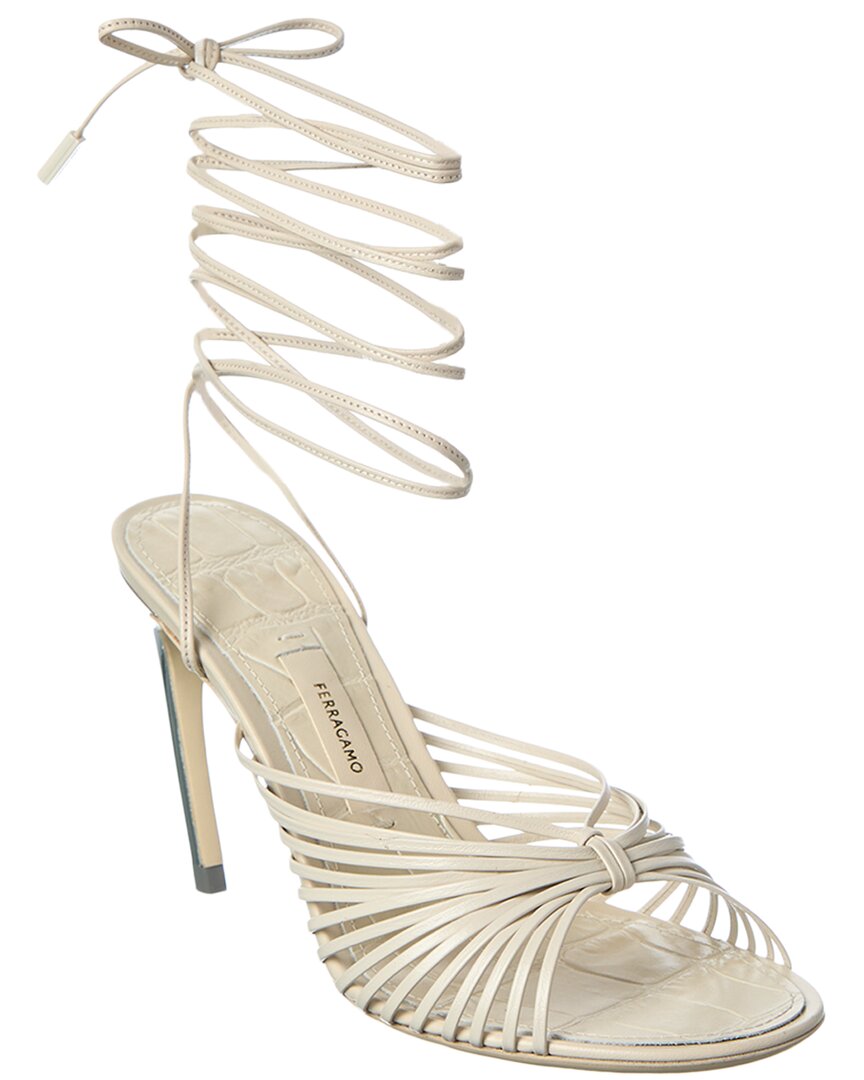 Ferragamo Ferragamo Atena Leather Sandal