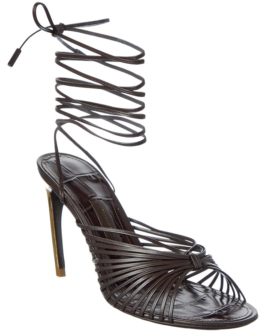 Ferragamo Ferragamo Atena Leather Sandal