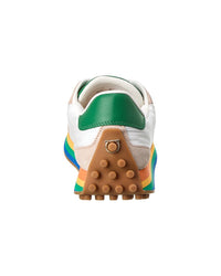 Ferragamo Iggy Nylon & Suede Sneaker