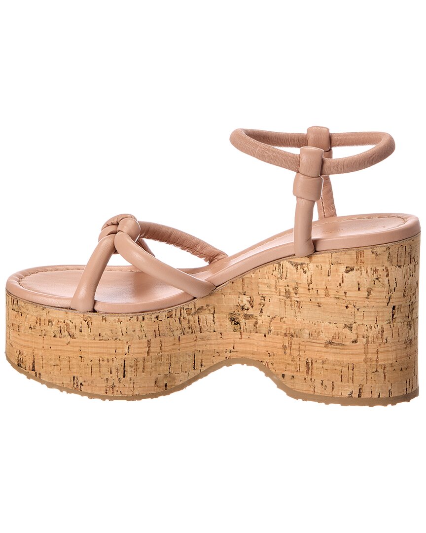 Gianvito Rossi Gianvito Rossi 45 Leather Platform Sandal