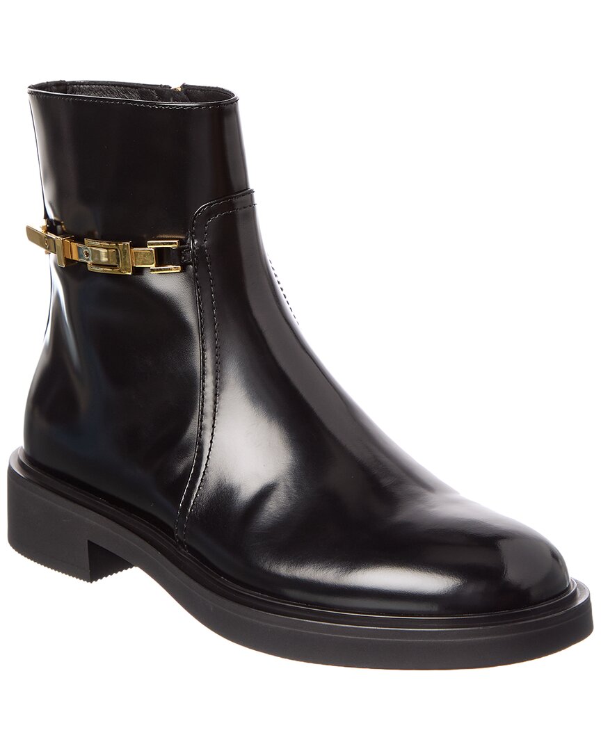 Gianvito Rossi Gianvito Rossi Martine 20 Leather Biker Bootie