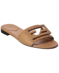 FENDI Fendi Ff Baguette Leather Sandal