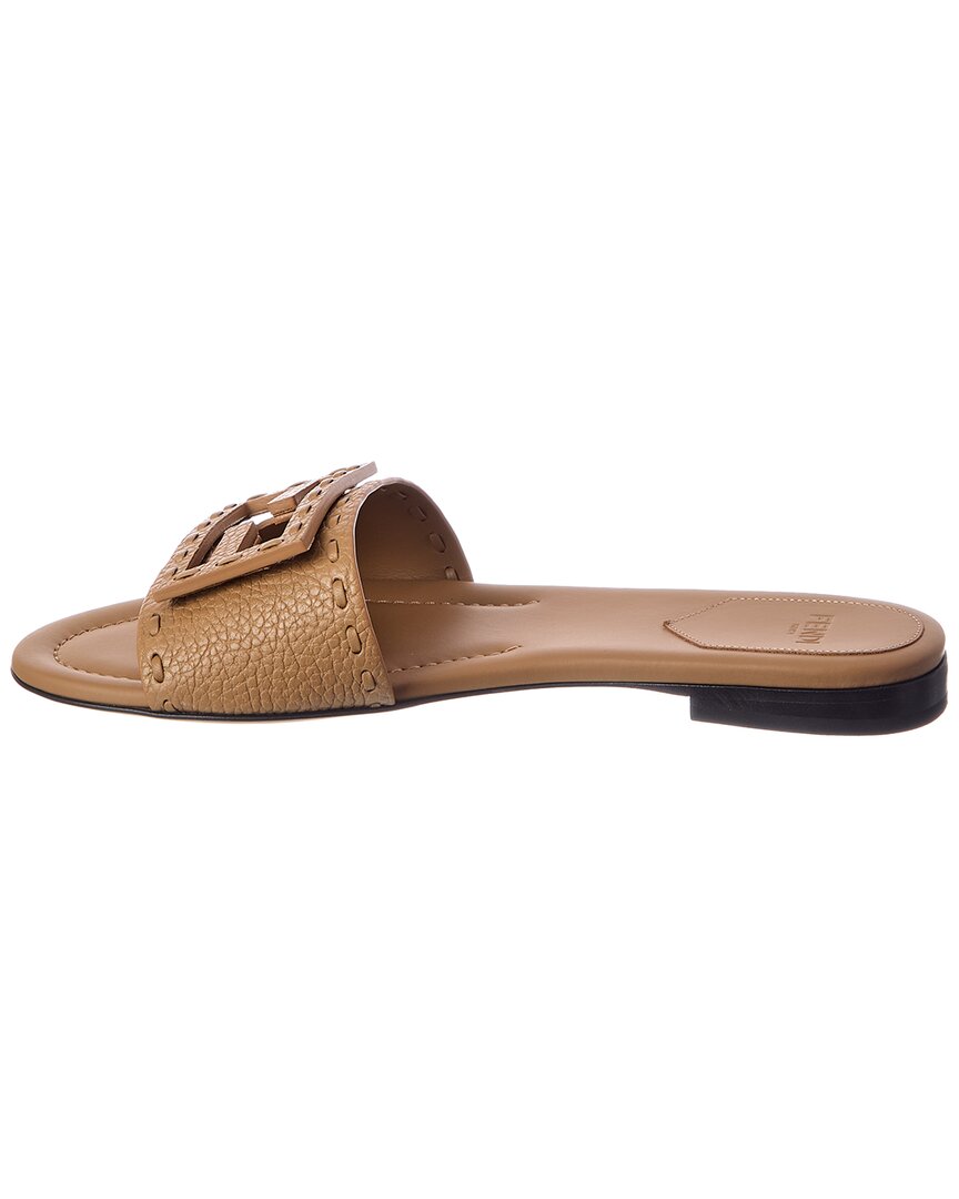 FENDI Fendi Ff Baguette Leather Sandal