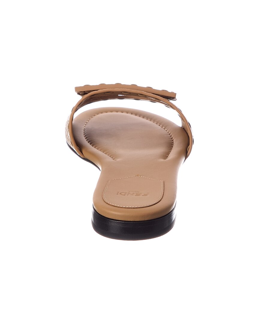 FENDI Fendi Ff Baguette Leather Sandal
