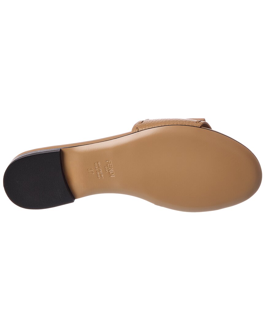 FENDI Fendi Ff Baguette Leather Sandal