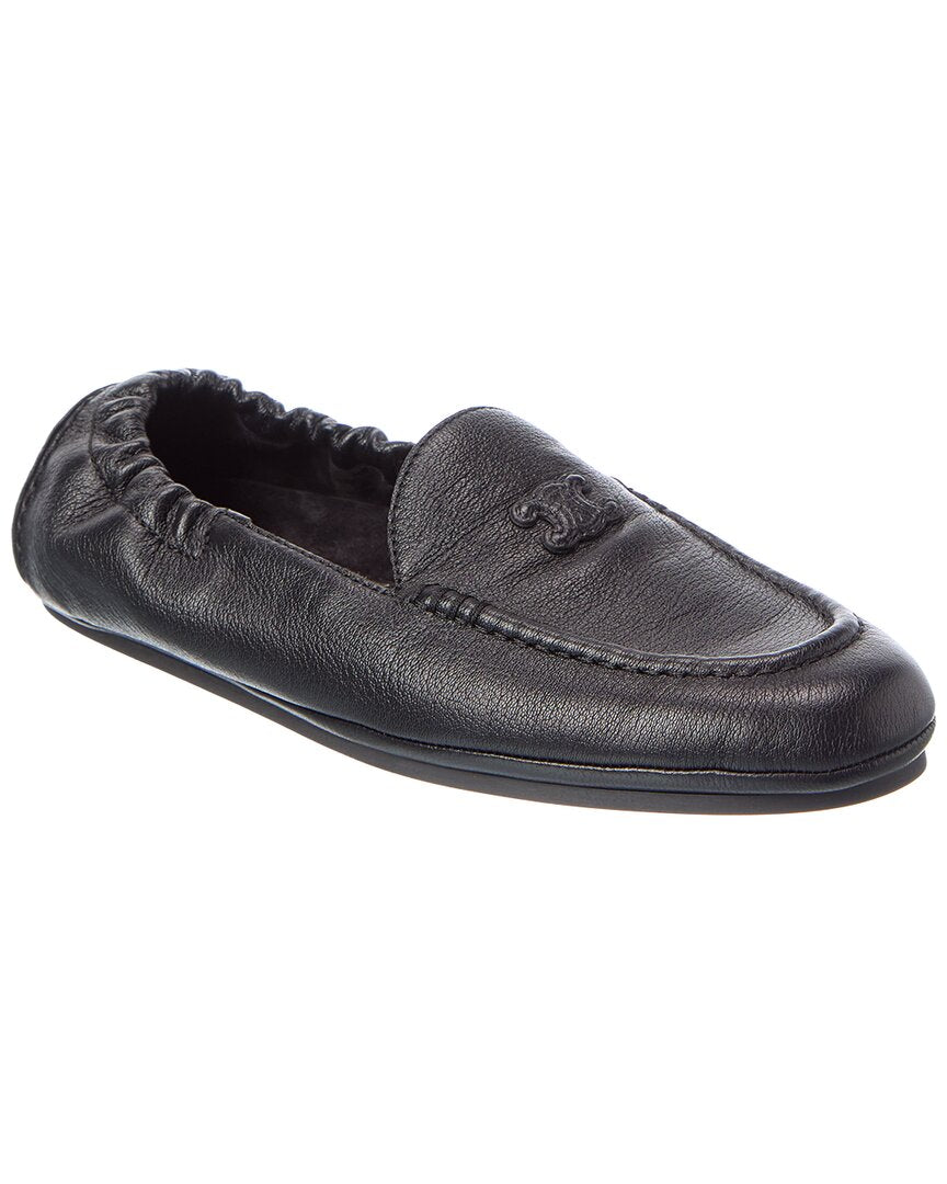 CELINE Celine Logo Leather Loafer