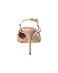 Valentino Vlogo 76 Leather Slingback Pump