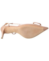 Valentino Vlogo 76 Leather Slingback Pump