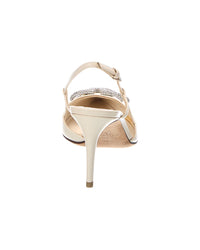 Valentino Vlogo Signature 80 Leather Slingback Pump