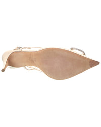 Valentino Vlogo Signature 80 Leather Slingback Pump