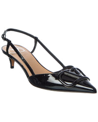 Valentino Valentino Vlogo Signature 38 Patent Slingback Pump