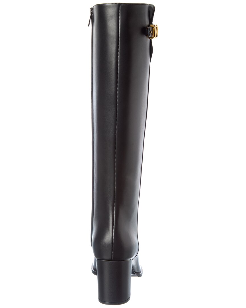 Valentino Vlogo Signature Leather Boot