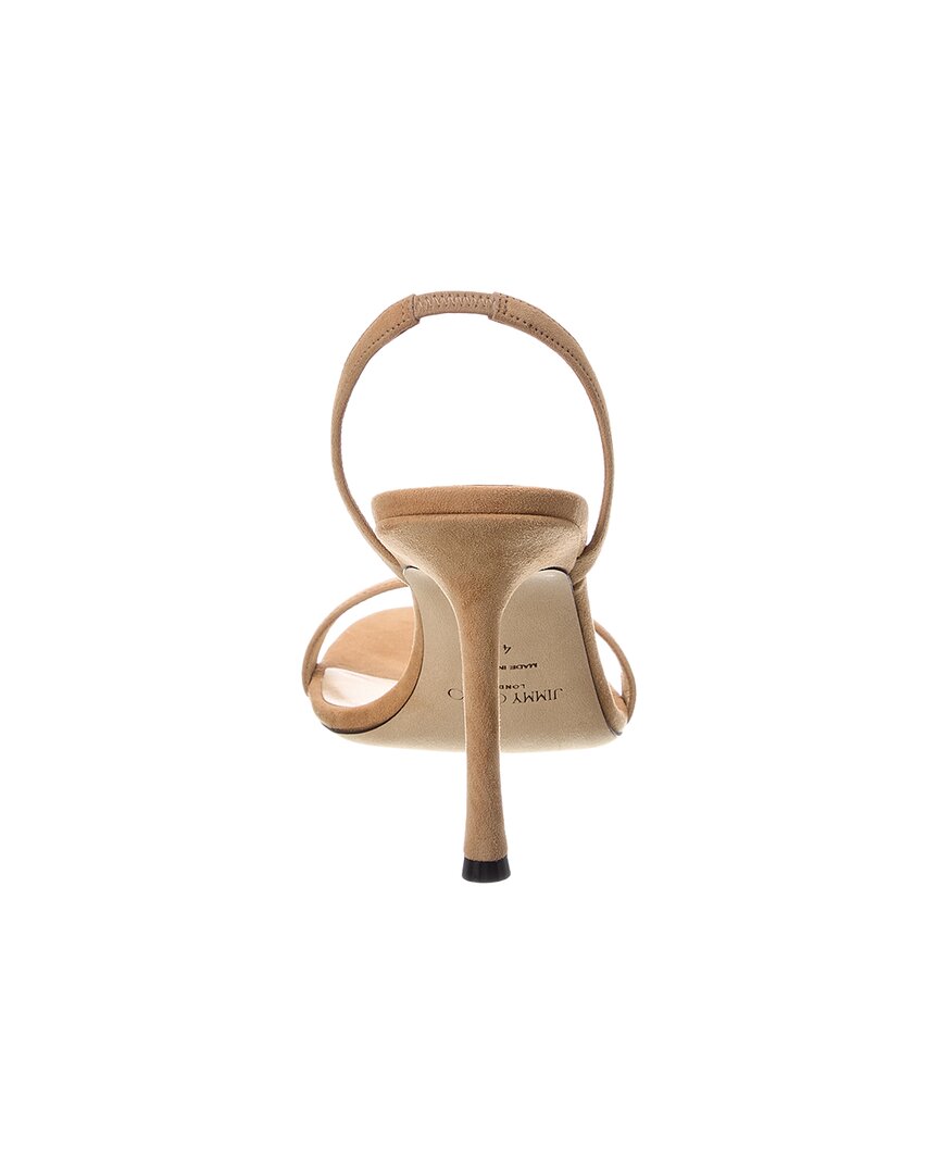 Jimmy Choo Jenn 100 Suede Slingback Sandal